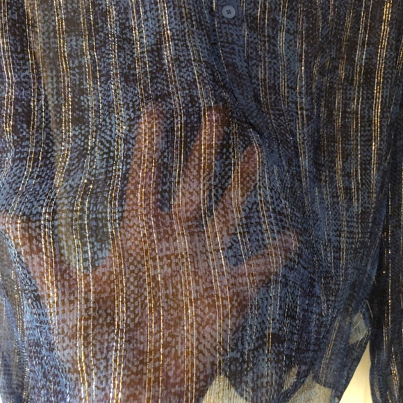 Rebecca Taylor Sheer Silk Blouse - Picture 5 of 7